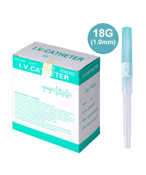 Голка ін'єкційна троакар 18g 1,0mm